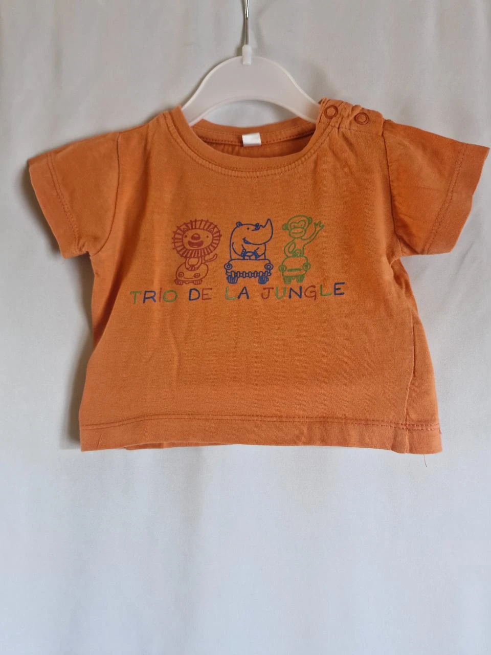 Conjunto de 2 peças para bebê menino - Camiseta de manga curta + Short - Tamanho 3 meses – photo 2